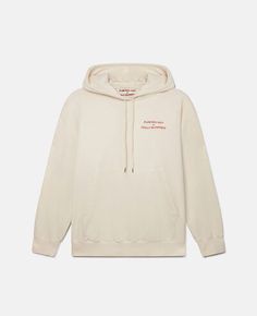 Discover Stella's Natural Stop the Bombs Print Hoodie today. Free standard shipping is available on all orders. Shop online now. Stella Fashion, Yoshitomo Nara, Sweatshirt Fabric, Vanilla Cream, Straight Leg Trousers, Silk Twill, Capsule Collection, Cotton Hoodie, Print Hoodie