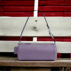 New Tiny Light Purple Coach Bag Purple Coach, Tiny Purse, Coach Hobo Bag, Coach Hobo, Maroon Leather, Barrel Bag, Canvas Crossbody Bag, Coach Wallet, Purple Bags