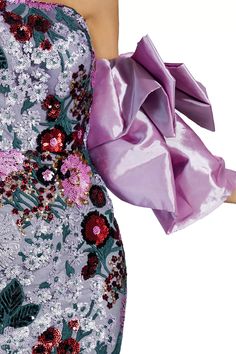 Glamorous Floral Embroidery Evening Dress For Spring, Glamorous Floral Embroidered Evening Dress, Glamorous Floral Embroidered Evening Dress For Spring, Floral Applique Evening Dress For Parties, Silk Evening Dress With Floral Applique, Glamorous Spring Evening Dress With Floral Embroidery, Glamorous Floral Applique Dress For Gala, Silk Dress With Floral Applique For Evening, Glamorous Floral Embroidered Dress For Prom Season