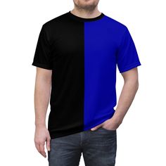 Uniquely textured, thick microfiber knit fabric of this high quality t-shirt wicks perspiration rapidly away from the skin, drawing it to the surface where it quickly evaporates.  100% Polyester Light fabric Regular fit Tagless Runs true to size Fitted Blue Tops With Contrast Color, Fitted Blue Color Block T-shirt, Blue Short Sleeve Color Block Shirt, Blue Color Block Short Sleeve Shirt, Blue Short Sleeve Tops With Contrast Color, Blue Short Sleeve T-shirt With Contrast Color, Fitted Blue Color Block Shirt, Sporty Blue Tops With Contrast Color, Blue Sporty Top With Contrast Color