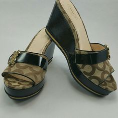 Coach Summer Sandals In Size 7. Brand New And Have Never Been Worn. Slight Tear On Inside Right Shoe. See Pics. Excellent Shape. Summer Sandals, Coach Shoes, Sandals Summer, Women's Shoes Sandals, Shoes Sandals, Size 7, Women Shoes, Sandals, Brand New