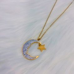 Illuminate your style with our Crescent Moon and Star Necklace! This stunning piece features a delicate crescent moon and star pendant, creating a celestial-inspired look that's both elegant and modern. Latina Culture, Moon And Star Pendant, Moon And Star Necklace, Crescent Moon And Star, Moon And Star, Star Pendant, Star Necklace, Crescent Moon, Ring Bracelet