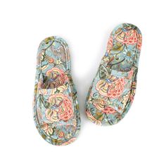 PRICES MAY VARY. 【Material】Dutch Velvet Facing, Double Padded Soles(inner foam,outer fabric). 【Quality】Washable, Portable, Foldable, Comfortable. The breathable dutch velvet and non-slip soles are perfect for relaxing after a long day or traveling. 【Design】The printed floral design is coordinated with quilt sets, light up your home decor and refresh your life style. 【Multi-role】Summer slippers for women indoor, Open toe slippers for women, House Slippers and Guest slippers for women, Slippers fo Summer Slippers For Women, Guest Slippers, Travel Slippers, Travel Airplane, Spa Slippers, Wet Floor, Open Toe Slippers, Fashion Slippers, Slippers For Women