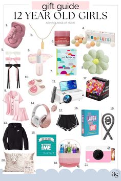 Check out the best 12 year old girl gift ideas she’ll love. #arinsolangeathome #amazonfinds #giftguide #tween Christmas Gifts For Girls 12-14, 12 Year Girl Gift Ideas, Make Your Own Gift Basket, Gift Ideas For 12 Year Girl, Teen Gifts Ideas, 11 Year Birthday Gift Ideas, What To Get For Your Birthday 11-13, Gifts For 12 Year Girl, Gift Ideas For Girls 10-12