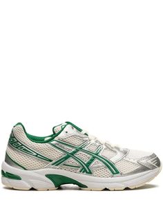 Asics Gel-1130 Kale Green Sneakers In Neutrals | Editorialist Asics Green Sneakers For Jogging, Green Low-top Asics Running Shoes, Asics Green Lace-up Running Shoes, Green Lace-up Asics Running Shoes, Asics Green Sneakers For Running Errands, Asics Green Sneakers, Cream Kale, Creamed Kale, Athletic Attire