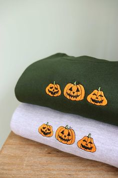 Pumpkin Face Embroidered Sweatshirt Halloween Autumn - Etsy Embroidered Patch Tops For Streetwear In Fall, Halloween Embroidered Cotton Sweatshirt, Embroidered Cotton Sweatshirt For Halloween, Long Sleeve Tops With Embroidered Patch For Fall, Fall Cotton Sweatshirt With Embroidered Patch, Fall Custom Embroidered Sweater For Streetwear, Custom Embroidery Sweater For Fall Streetwear, Custom Embroidered Sweater For Fall Streetwear, Halloween Embroidered Crew Neck Hoodie