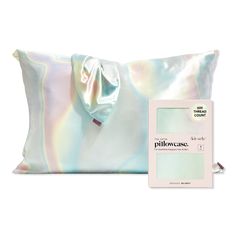 Satin Pillowcase - SLEEP SATIN PILLOWCASE 24 AURABenefitsElevate your beauty rest with the luxury of satinGentle on all skin and hair typesHelps tame frizz and reduce breakage while sleepingAids skin in retaining moistureHelps to prevent acneHelps to prevent facial creases from sleepingGentle on eyelashes & eyebrowsIncludes1 standard size, zipper closure satin pillowcase - Satin Pillowcase Christmas Gift Wishlist, Silk Pillow Cases, 2024 Wishlist, Satin Pillow, Satin Pillowcase, Room Update, Happy Hair, Silk Pillow, Ulta Beauty