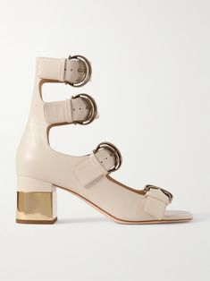 Shop CHLOÉ Alize leather sandals, Explore the latest CHLOÉ women's collection today on NET A PORTER Luxury Cream Heels With Buckle Closure, Luxury Cream Calf Leather Heels, Luxury Cream Leather Sandals, Luxury Beige Sandals With Heel Strap, Elegant Beige Calf Leather Sandals, Luxury Beige Heels With Single Toe Strap, Designer Cream Sandals With Padded Heel, Luxury Summer Heels In Calf Leather, Cream Calf Leather Sandals For Spring