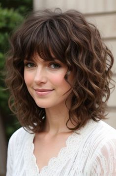 Discover the top chin-length hairstyles for curly hair women. Get inspired with styling tips, maintenance advice, and product recommendations to achieve gorgeous curls. #medium #length #hair Chin Length Hairstyles, Haircuts For Women Over 50, Chin Length, Hairstyles And Haircuts, Chin Length Hair, Voluminous Curls, Curly Hair Women, Beautiful Hairstyles, Hairstyles For Curly Hair