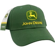 Genuine John Deere Tractors / Koenig Baseball Hat Snapback Adjustable New W/ Tag. Classic Green Visor Hats, Classic Green Baseball Cap With Flat Brim, Classic Green Baseball Cap For Outdoor, Classic Green Baseball Cap One Size, Classic Green Baseball Cap, Classic Green Adjustable Baseball Cap, Classic Green Flat Brim Baseball Cap, Classic Green Hat One Size Fits Most, Fitted Green Cotton Hat