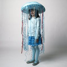 costume Jellyfish Fancy Dress, Costume Meduse, Diy Fantasia, Halloween 2009, Best Diy Halloween Costumes, Jellyfish Costume, Fish Costume, Costume Carnaval