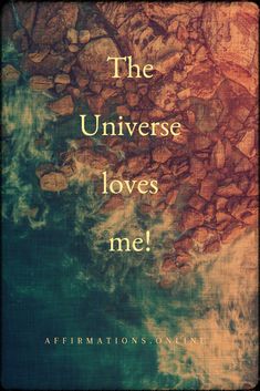 the cover for the book, the universe loves me