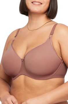 This seamless full coverage bra features soft adjustable straps and a U-back that supports with a comfortable underwire that won't pinch. 84% polyester, 16% spandex Hand wash, line dry Imported Women's Clothing Solid Full Coverage Nursing Bra With Padded Cups, Full Coverage Nursing Bra With Padded Cups, Elegant Underwire Nursing Bra With Soft Touch, Shaping Nursing Bra With Underwire, Solid Underwire Bra With Padded Cups, Solid Color Underwire Bra With Padded Cups, Full Coverage Bra With Adjustable Straps, Seamless Shaping Nursing Bra With Underwire, Solid Color Push-up Nursing Bra With Adjustable Straps