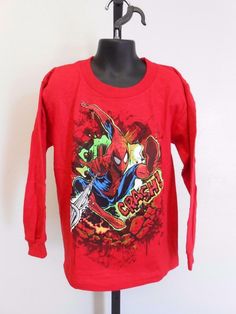 NEW SPIDERMAN KIDS KID SIZE (8) MEDIUM M SHIRT MARVEL 67FN THE LAST 3/4 NUMBER LETTER COMBINATION IS FOR INVENTORY ONLY. This is a NEW  MARVEL COMICS  SHIRT  A FEW OF THESE DO NOT HAVE TAGS IF YOU NEED TAGS PLEASE MESSAGE ME AND WE WILL MAKE SURE YOURS DOES.   KIDS SIZE 8 SIZE  MEDIUM  All of my ITEMS are new unless listed otherwise.  100% authentic or your money back.  Trust the feedback.  Shipping is Fast and faster I ship every day.  I ship  PRIORITY MAIL (2-3 days) FREE OR EXPRESS so you wil New Spiderman, Letter Combination, Spiderman Kids, 4 Number, Priority Mail, Marvel Comics, Spiderman, Baby Clothes, Graphic Sweatshirt