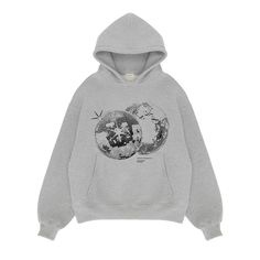 This hoodie showcases an intricate duo of disco globe prints artistically. The smooth fabric adds an extraordinary charm.  It has impressive features and exceptional design that offer a dynamic look. The cuffs are rib knitted.  Cotton material Pullover design Fits true to size (U.S. Women's sizes) Cut Hoodie, Outfit Vintage, Crop Top Dress, Stockholm Fashion, Mode Inspo, Pullover Designs, Clothes Ideas, Looks Style, Dream Clothes