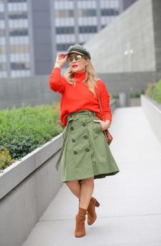 Army Green Skirt Outfit, Green Skirt Outfit, Army Green Skirt, Los Angeles Photography, Color Combos Outfit, Photography Los Angeles, Blogger Street Style, Fashion Nova Outfits, Green Olive