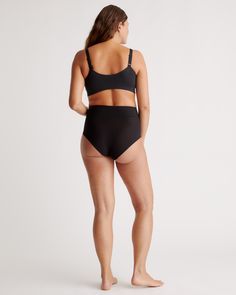 Go ahead and check off those boxes—you'll find both seamless comfort and the functionality you need in our Maternity & Nursing Lounge Bra. Designed for an evolving body, these bras offer a smooth, supportive fit that adapts through all nine months and the nursing needs to come.  | Quince | Women's Seamless Maternity & Nursing Lounge Bra in Black, Size Large, Nylon/Spandex Shaping Sports Bra With Built-in Support, Supportive Fitted Seamless Nursing Bra, Supportive Full Coverage Bra-friendly Shapewear, Micro-elastic Sports Bra With Built-in Bra, Supportive Full Coverage Bra Friendly Shapewear, Seamless Underwire Black Sports Bra, Seamless Shaping Shapewear Bra, Micro-elastic Underwire Bra With Seamless Construction, Compressive Seamless Push-up Bra