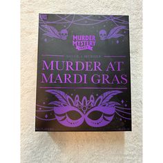 New In Box- Sealed The Game Everyone's A Suspect When Murder Is On The Menu. Here's Everything You Need To Serve Up Mystery, Murder And Fun - Party Planner, Invitations, Recipes - Plus A Tasty Murder Mystery To Solve. Just Invite Seven Of Your Friends To Join You For Dress Up And To Play The Roles Of Devious Suspects. Serve Up A Meal Or Light Snack, And You're Ready For Some Drop-Dead Fun! The Contents Party Planner With Game Rules, Recipes And Decorating Tips Character Booklets Including Roles, Mardi Gras Dinner Party, Mystery Party Games, Mardi Gras Dinner, Mystery Party Game, Mystery Dinner Party, Nova Orleans, Mystery Dinner, Game Rules, Holiday Dinner Party