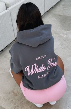 Fox Hoodie, Puff Print, White Fox Boutique, Outfit Trends, Cute Comfy Outfits, Cute Everyday Outfits, Oversized Hoodie, Cute Simple Outfits, White Fox