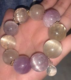 Material:kunzite beads  size :  17mm quantity: one strand 6mm approx 29 pcs one strands 7mm approx25 pcs one strands 8mm approx 22 pcs one strands 9mm approx 21pcs one strands 10mm approx 19 pcs one strands 11mm approx 18pcs one strands 12mm approx 16 pcs one strands 13mm approx 16 pcs one strands 14mm approx 15 pcs one strands 15mm approx 14pcs one strands 16mm approx 14 pcs one strands 17mm approx 13pcs one strands 18mm approx 13pcs one strands 19mm approx 12pcs one strands 20mm approx 12pcs o Fluorite Gemstone Bracelets With Round Beads, Round Crystal Bracelet With Natural Stones For Healing, Beads Bracelet, Bracelet Gift, Colour Tone, Natural Crystals, Etsy Accessories, Im Not Perfect, Accessory Gift