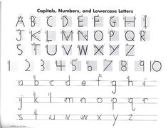 the upper and lowercase letters are shown in this printable worksheet for children