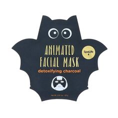 Perfect mask for a Halloween gift set, fun and easy to use! Would be a fun activity for Horror movie night sleepovers!! Infused with detoxifying charcoal, this bat facial mask will remove built-up dirt and oil for a complexion that's fresh and squ-EEK-y clean.Made in South Korea About the maker: My Spa Life focuses on selling Health & Beauty products such as facial mask, foot masks, and hand gloves. We also offer other products such as serums, gift sets, & more! SpaLife is the unapologetically f Halloween Skincare, Spooky Sleepover, Halloween Face Masks, Halloween Nail Decals, Horror Movie Night, Boo Baskets, Spa Life, Turmeric Face Mask, Pumpkin Mask