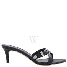 Paris Texas Ladies Sandals. SKU: PX1002 - XLTH3-BLACK. Color: Black. Paris Texas Ladies Black Regina 55 mm Leather Mules. Crafted from luxurious calf leather, secured with a silver-tone buckle fastening, they feature an open toe design with a chic crossover strap at the toe, adding a touch of sophistication. The slip-on style ensures easy and comfortable wear, while the low heel provides a subtle lift. Made in Italy. Please visit the brand website for sizing information. Black Paris, Brand Website, Ladies Sandals, Versace Watch, Paris Texas, Cheap Gifts, Denim Shoes, Fragrance Gift Set, Crossbody Messenger Bag