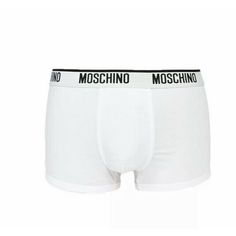 New Unisex Moschino Boxer Briefs - Trunks White Size Uk/S & Us / Xs Nwt. Inventory: Posh 1 White Cotton Boxer Briefs With Logo Waistband, White Sporty Boxer Briefs With Logo Waistband, Moschino Belt, Moschino Jacket, Moschino T Shirt, Moschino Men, Work Socks, Red Trench Coat, Sweater Trends