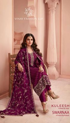 Fabric Details :- Top :- Thread Embroidery Dola JacquardBottom :- SantoonDupatta :- Heavy Embroidery ChinonTop Length :- Max up 40" to 42" InchesSize :- Max up to 48" Inches Work :- Heavy Embroidery WorkStyle :- Salwar Kameez Plazzo-PantType :- Ready to Wear Wash :- First Time Dry Clean Purple Anarkali With Floral Embroidery, Festive Maxi-length Embroidered Dupatta, Magenta Anarkali, Purple Embroidered Floor-length Dupatta, Embellished Floor-length Purple Dupatta, Eid Special, Indian Wedding Reception, Shalwar Kameez, Pakistani Designers