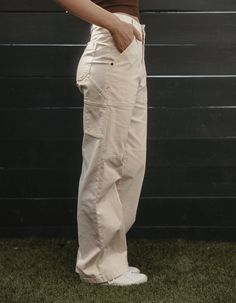 Durability meets style. Made from our James Canvas, this mid-weight fabric is perfect for spring, offering structure with a hint of stretch for comfort and mobility. This high waisted straight leg pant features classic workwear-inspired construction & details, including a painter‚Äôs pocket that adds both functionality and flair. Classic Workwear, Construction Details, Straight Leg Pant, Henley Sweater, Workwear Fashion, Fall Shopping, Overall Dress, Mens Outerwear, Outerwear Women