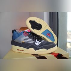 Brand New, Size 13. Comes With Og All. 100% Authentic, Will Ship Through Poshmark Authentication Service! Low-top Fade-resistant Air Jordan 4 For Streetwear, Modern Low-top Air Jordan 4 With Boost Midsole, Modern Low-top Air Jordan 4 Sneakers, Jordan 4 Retro Bred, Jordan 1 Mids, Jordan True Flight, Retro Gym, Nike Air Jordan 4 Retro, Retro Jordans 11