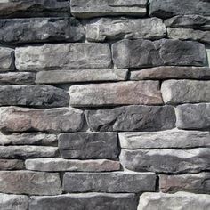 a stone wall is shown with no mortar