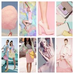 Cotton Candy! #inspire #design #fashion #cotoncandy #colors #trend Cotton Candy Theme, Candy Couture, Color Personality, Candy Theme, Candy Floss, Branding Ideas, Inspired Fashion, Inspired Dress, Design Fashion