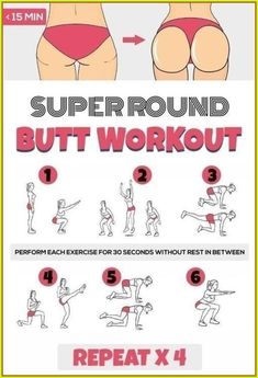 Bum Workout, Modele Fitness, Buttocks Workout, Trening Fitness, Full Body Gym Workout, Workout Without Gym, Workout Plan Gym