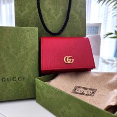 Brand New Gucci Marmont Wallet And Card Case With Coin Pouch. All Original Box, Shopping Bag, Dust Cover,And Care Instruction Booklet. Never Used, Unwanted Gift. Designer Coin Purse With Card Slots As Gift, Gucci Travel Wallets With Card Slots, Gucci Wallets With Card Slots For Travel, Designer Compact Bags For Gifts, Designer Compact Gift Bags, Compact Designer Bags For Gifts, Compact Designer Gift Bags, Rectangular Gucci Wallet For Travel, Gucci Bifold Evening Wallet