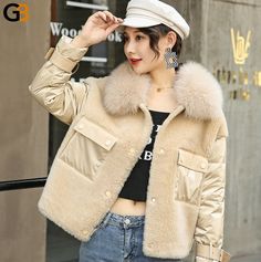 Enrich your shopping list wisely at GeraldBlack.com. Real Fur Coat 100% Wool Female Jacket Winter Coats Women's Down Jacket Fox Fur Collar Mujeres #chicjackets #fashionjackets #jacketsale #jacketseason #jacketstyle #jackets #ladiesjackets #jacketshop #Womensjackets #Womenjackets