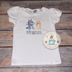 Available for both boys and girls! Makes a cute sibling set  If personalization is desired please type in what text is needed, if none write n/a or no  If you have any questions please reach out! Vacation Birthday, Dog Embroidery, Baby Girl Toddler, Embroidery Shirt, Girls T Shirts, Girl Toddler, Girls Graphic Tee, Shirt Embroidery, Blue Dog