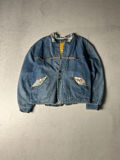 Vintage 90s Denim Jacket, Cardigan Jacket, Mens Blue Jacket, Pre-owned Jacket - Men's Small, Menswear Size On Label: N/A Recommended Size: Men's Small Measurements: Pit-to-Pit: 22" Length: 27" Vintage Blue Denim Outerwear, Vintage Blue Denim Jacket With Pockets, Casual Blue Reworked Outerwear, Vintage Blue Reworked Denim Jacket, Vintage Reworked Cotton Outerwear, Vintage Denim Blue Outerwear For Streetwear, Vintage Blue Outerwear For Spring, Blue Vintage Outerwear For Spring, Vintage Blue Outerwear