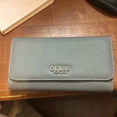 Nwot Guess Wallet Never Used Guess Wallet, Guess Bags, Wallets, Bag Lady, Wallet, Grey, Women Shopping, Color