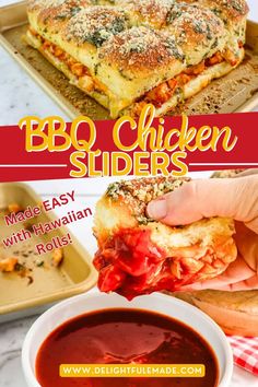 Barbecue Chicken Sliders | EASY BBQ chicken sliders recipe!