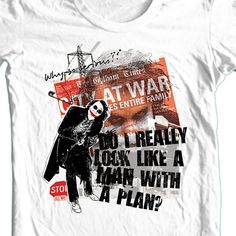 The Joker T-shirt Man with Plan comic DC Dark Knight cotton graphic tee Heath Ledger Joker T Shirt, Vintage T Shirts, The Joker, Guys Be Like, B L, Dark Knight, Famous Brands, Individual Style, Fashion Tees