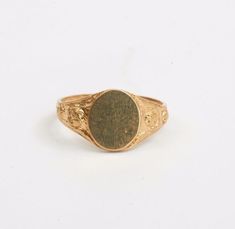 This is a 1.95 Gram 14K Yellow Gold New Old Stock Victorian Period Signet Ring, Size 3.5.  It is New Old Stock.  Stock # BB32R45 Most rings are sizable for a small fee. If the ring you are considering is the incorrect size contact us for a quote. This listing contains photographs of the actual item you will receive.  Our items are in excellent condition with little or no signs of wear and many are one of a kind pre-owned estate finds.   Please look closely at the pictures in this listing as they are part of the product description. Please read the description, as any imperfections or condition comments will be included.  We do our best to accurately describe the condition of each piece and encourage you to ask questions prior to purchase.  Due to a large number of unqualified returns, we w Victorian Period, Ring Pictures, Signet Ring, Jewelry Watches, Period, Jewelry Rings, Ring Size, Fine Jewelry, Handmade Items