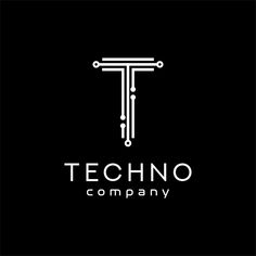 the logo for techno company, which is designed to look like an electronic device