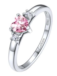 PRICES MAY VARY. 💖Personalized Birthstone Design: Our custom sterling silver birthstone rings can be engraved with 1 to 4 names, making it a truly unique and meaningful piece of jewelry. Each name can be accompanied by a corresponding birthstone, creating a personalized and sentimental keepsake. 💖High-Quality Craftsmanship:Made from sterling silver, our birthstone rings are crafted with precision and attention to detail. The sterling silver material not only adds a luxurious shine but also ens Sterling Silver Birthstone Ring, Custom Birthstone Ring, Sterling Silver Thumb Rings, Thumb Rings Silver, Medical Jewelry, Birthstone Rings, Mom Ring, Family Names, Mother Rings