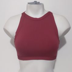 This High Neck Crop Top Is In The Gorgeous Wine Cork Size Medium. We Also Carry It In Xs-Large At Wickedcowgirl.Net Empire High Waist Shorts Are On Another Listing And Are The Same Color/Material. Red Sleeveless Sports Bra With Built-in Bra, Red Sports Bra For Summer, Red Fitted Sporty Crop Top, Red Sports Bra With Built-in Bra, Red Fitted Sports Bra For Summer, Red Sports Bra With Built-in Bra For Summer, Sporty Red Fitted Crop Top, Fitted Red Sports Bra For Summer, Sporty Fitted Red Crop Top