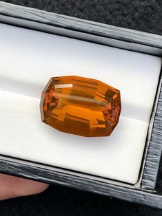 Santa Ana Madeira 25.01 Ct Citrine ~ Precision Cut~Ural Mountains Of Russia Ural Mountains, Citrine Gemstone, Precision Cut, Citrine, Russia, Auction, Gems, Gemstones