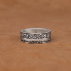 Handmade The Last Supper Art Ring with a Cross in 925 Sterling Silver,  Personalized High Quality Jesus and His Disciples Religious Ring ✅ Handcrafted with love and joy, this ring will be with you for years to come, possibly even taking its place as a family heirloom for generations to come!  ✅ With its detailed handmade engravings, this silver ring will catch some serious attention and make a beautiful gift for your beloved ones. ✅ It's very elegant and classy for everyday use but also can be p Silver Etched Jewelry For Promise, Heirloom Silver Stamped Ring, Artisan Sterling Silver Rings In White Gold, Artisan White Gold Sterling Silver Rings, Etched White Gold Sterling Silver Ring, Artisan White Gold Rings In Sterling Silver, White Gold Etched Sterling Silver Ring, Artisan Silver Engraved Ring For Anniversary, Silver Artisan Engraved Ring For Anniversary