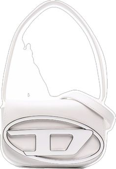 Luxury White Bag With Logo Hardware, Chic White Shoulder Bag With Logo Hardware, White Crossbody Shoulder Bag With Logo Hardware, White Leather Shoulder Flap Bag, White Rectangular Bag With Logo Plaque, Elegant White Shoulder Bag With Logo Hardware, White Shoulder Bag With Logo Hardware For Everyday Use, White Shoulder Bag With Logo Hardware, Designer White Flap Bag With Detachable Strap