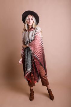 Wrap yourself in warmth and style with this Cuddly Herringbone Hooded Poncho! Made from soft and cozy fabric, it's perfect for chilly days and nights. The cute hood and trendy herringbone design add a touch of fashion to this must-have poncho. Whether you're headed to the office or out for a night on the town, this Cuddly Herringbone Hooded Poncho is sure to keep you looking and feeling your best! #lovemyleto 100% Acrylic Imported Cozy Poncho For Cold Weather, Oversized Winter Poncho For Loungewear, Long Sleeve Poncho For Cold Weather In Fall, One Size Soft Knit Poncho For Fall, Red Oversized Poncho For Winter, Oversized Red Poncho For Winter, Cozy Winter Poncho For Cold Weather, Hooded Red Poncho For Fall, Red Hooded Poncho For Fall