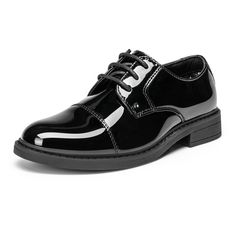 PRICES MAY VARY. CLASSIC STYLE: lace-up closure for a secure and traditional fit. His sophisticated attire will look perfectly polished with these classic dress oxfords CLEANING EASILY: finished with smooth PU vamp, these boy’s dress shoes are splash-resistant and easy to clean COMFORTABLE: with cotton-padded heel and tongue, this pair of young men’s formal oxfords prevent your little boy from feet rubbing, delivering a comfortable wearing experience CUSHIONING: there is memory foam on the heel Boys Oxford Shoes, Boys School Shoes, Dad Sneakers, Oxford Dress, Athleisure Fashion, Young Men, School Shoes, Classic Dress, Formal Shoes